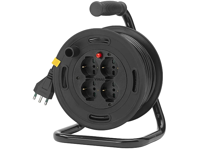 VIMAR Vimar 0P32730 Avvolgicavo 16A 4 uscite universali 15m