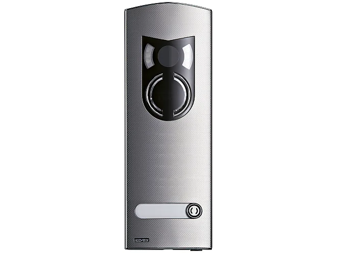 VIMAR Vimar 1221 Placca a/v 2M IK10 1 tasto acciaio