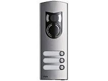 VIMAR Vimar 1223 Placca a/v 2M IK10 3 tasti acciaio