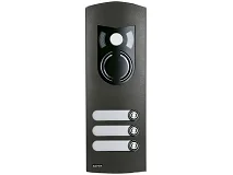 VIMAR Vimar 1223/35 Placca a/v 2M IK10 3 tasti grigio sablè
