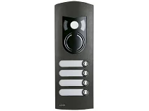 VIMAR Vimar 1224/35 Placca a/v 2M IK10 4 tasti grigio sablè