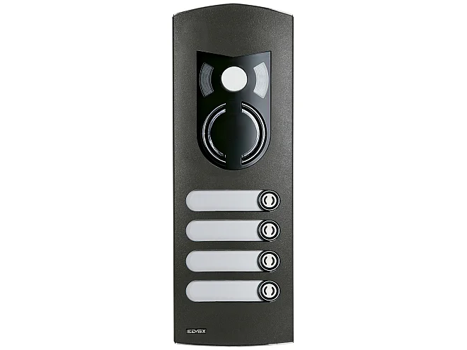 VIMAR Vimar 1224/35 Placca a/v 2M IK10 4 tasti grigio sablè