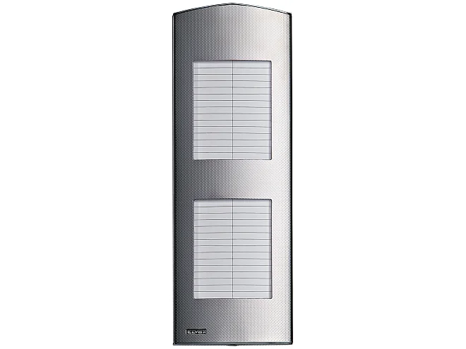 VIMAR Vimar 122N Placca suppl. 2M 2 cartelli acciaio