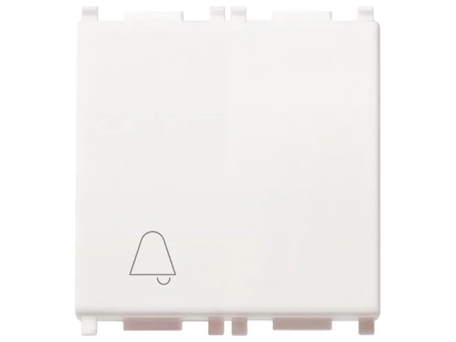 VIMAR Vimar 14008.2.C Pulsante 1P NO 10A campanello 2M bianco