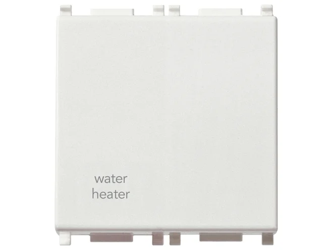 VIMAR Vimar 14016.2.WH Interruttore 2P 20AX WAT./HEAT.2M bianco
