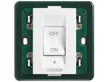 VIMAR Vimar 14018.CK Interruttore 2P 45A COOKER 3M bianco