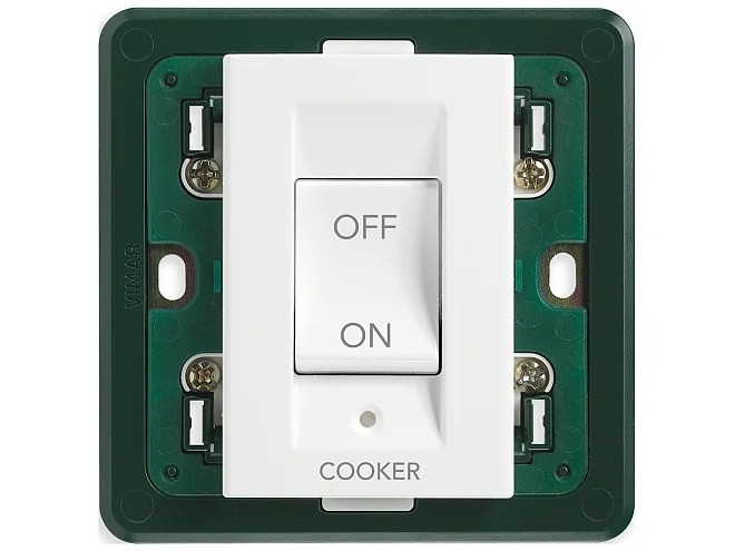 VIMAR Vimar 14018.CK Interruttore 2P 45A COOKER 3M bianco