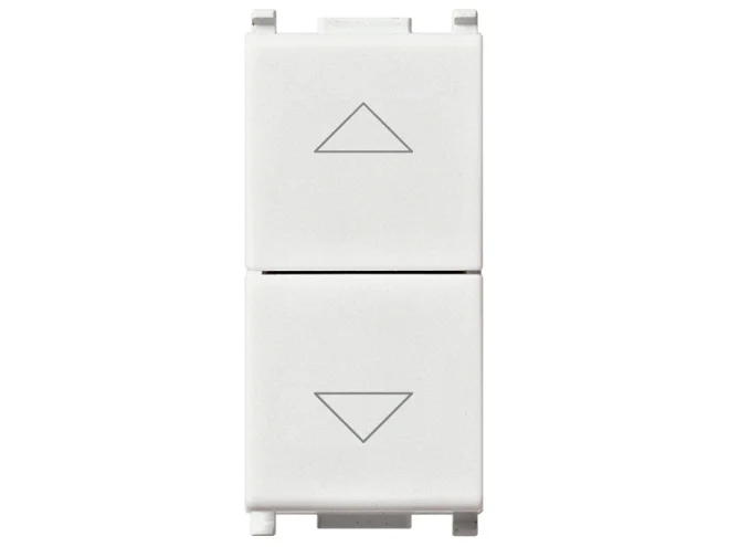 VIMAR Vimar 14062 Due pulsanti interbl.1P NO+NO10A bianco