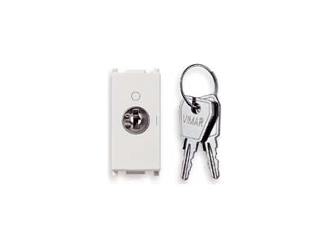VIMAR Vimar 14083.S Interruttore 2P 16(3)A+chiave OFF bianco