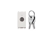 VIMAR Vimar 14087 Pulsante 2P NO 16A +chiave bianco