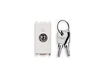 VIMAR Vimar 14087.CU Pulsante 2P NO 16A +chiave unif. bianco
