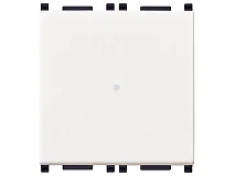 VIMAR Vimar 14108.2 Pulsante 1P NO 10A assiale 2M bianco