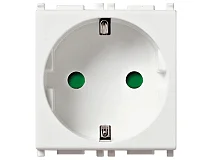 VIMAR Vimar 14208 Presa SICURY 2P+T 16A tedesco bianco