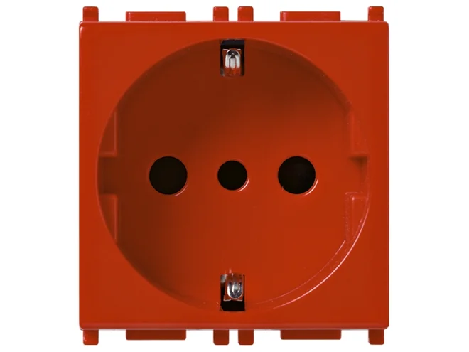 VIMAR Vimar 14209.R Presa 2P+T 16A P30 rosso