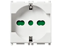 VIMAR Vimar 14210 Presa 2P+T 16A universale bianco