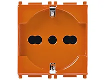 VIMAR Vimar 14210.AB.A Presa 2P+T16A univ antibatterico arancio