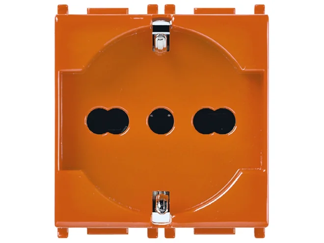VIMAR Vimar 14210.AB.A Presa 2P+T16A univ antibatterico arancio