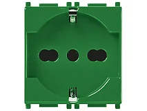 VIMAR Vimar 14210.AB.V Presa 2P+T 16A univ. antibatterico verde