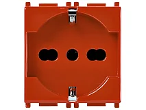 VIMAR Vimar 14210.R Presa 2P+T 16A universale rosso