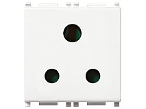 VIMAR Vimar 14214 Presa SICURY 2P+T 5A inglese bianco
