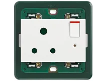 VIMAR Vimar 14215 Presa 2P+T 5A inglese interr. bianco