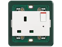 VIMAR Vimar 14221 Presa 2P+T 13A inglese interr. bianco