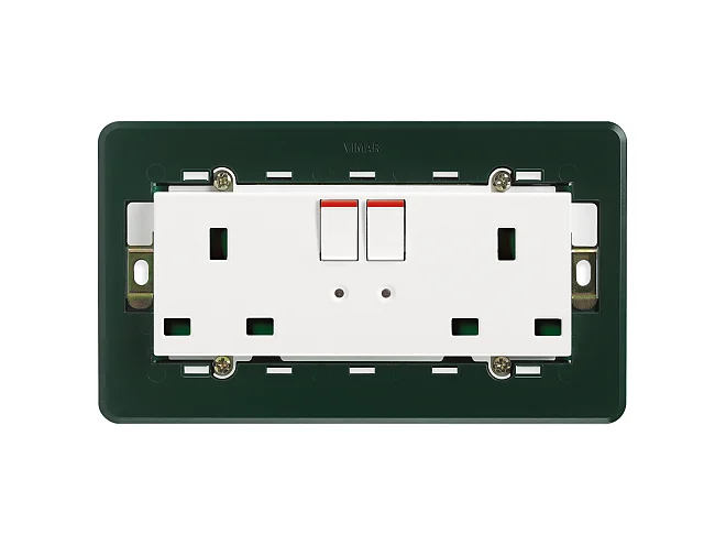 VIMAR Vimar 14222 2 prese 2P+T 13A inglese interr. bianco