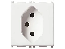 VIMAR Vimar 14226 Presa 2P+T 10A svizzero tipo 13 bianco