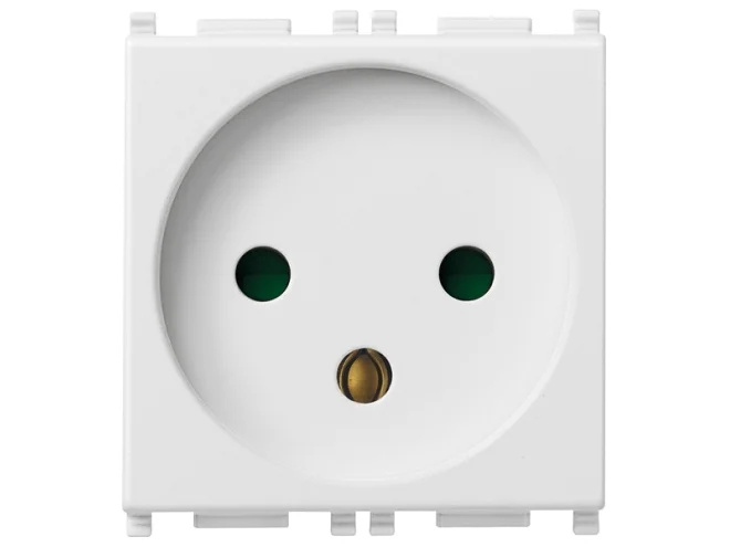VIMAR Vimar 14240 Presa SICURY 2P+T 16A israeliano bianco
