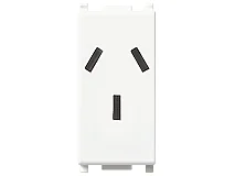 VIMAR Vimar 14250 Presa SICURY 2P+T 10A argentino bianco