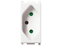 VIMAR Vimar 14264 Presa SICURY 2P+T 10A brasiliano bianco