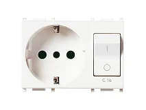 VIMAR Vimar 14276 Presa 2P+T 16A P30 intb+MT C16 bianco