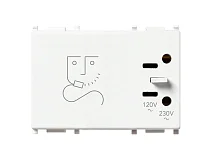 VIMAR Vimar 14290 Presa per rasoio 230V bianco