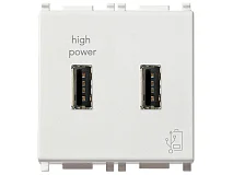 VIMAR Vimar 14295 Unità alimentazione USB 5V2,1A 2M bianco