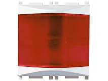 VIMAR Vimar 14387.R Spia prismatica rosso bianco