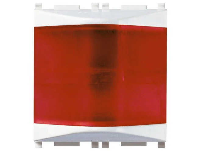 VIMAR Vimar 14387.R Spia prismatica rosso bianco
