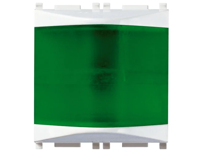 VIMAR Vimar 14387.V Spia prismatica verde bianco