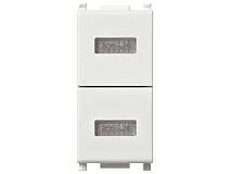 VIMAR Vimar 14388 Doppia spia neutra bianco