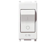 VIMAR Vimar 14404.16 Interruttore MT 1P C16 120-230V bianco