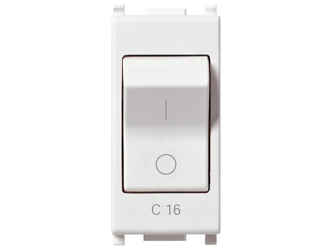 VIMAR Vimar 14404.16 Interruttore MT 1P C16 120-230V bianco