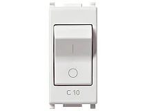 VIMAR Vimar 14405.10 Interruttore MT 1P+N C10 120-230V bianco
