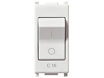 VIMAR Vimar 14405.16 Interruttore MT 1P+N C16 120-230V bianco