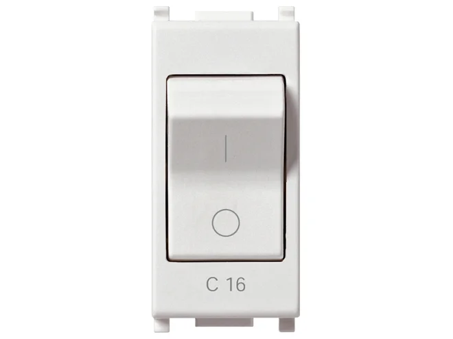 VIMAR Vimar 14405.16 Interruttore MT 1P+N C16 120-230V bianco