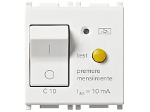 VIMAR Vimar 14411.10 Interruttore MTDiff.1P+N C10 10mA bianco