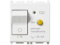 VIMAR Vimar 14411.16.30 Interruttore MTDiff.1P+N C16 30mA bianco