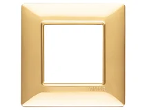 VIMAR Vimar 14642.24 Placca 2M oro lucido