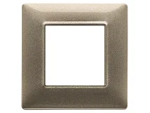 VIMAR Vimar 14642.70 Placca 2M bronzo metallizzato