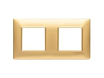 VIMAR Vimar 14643.25 Placca 4M (2+2) int71 oro opaco
