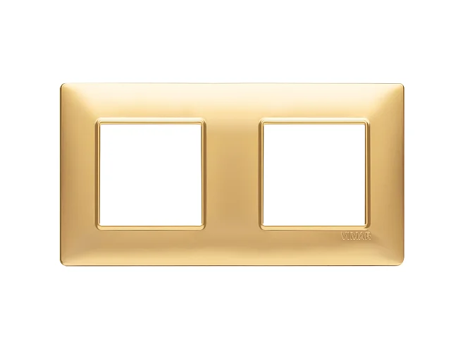 VIMAR Vimar 14643.25 Placca 4M (2+2) int71 oro opaco