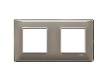 VIMAR Vimar 14643.40 Placca 4M (2+2) int71 Reflex cenere